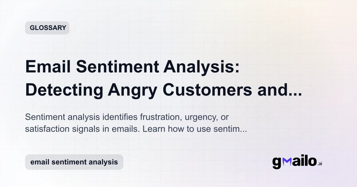 Email Sentiment Analysis: Detecting Angry Customers and Saving Accounts glossary thumbnail