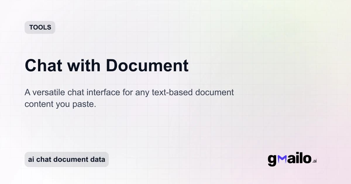 Chat with Document thumbnail