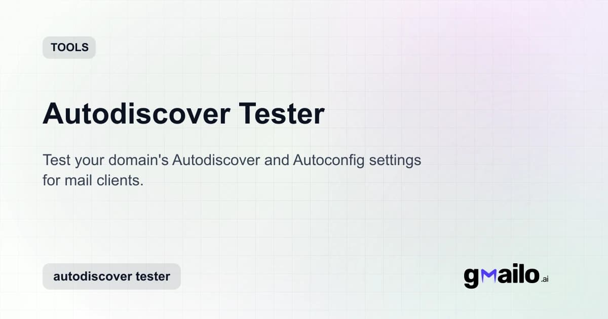 Autodiscover Tester thumbnail