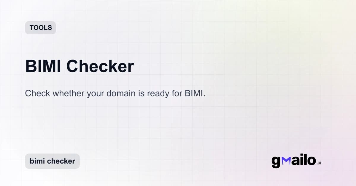 BIMI Checker thumbnail