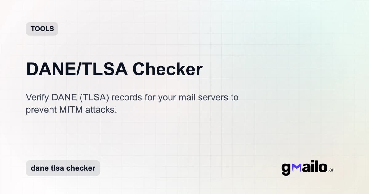 DANE/TLSA Checker thumbnail