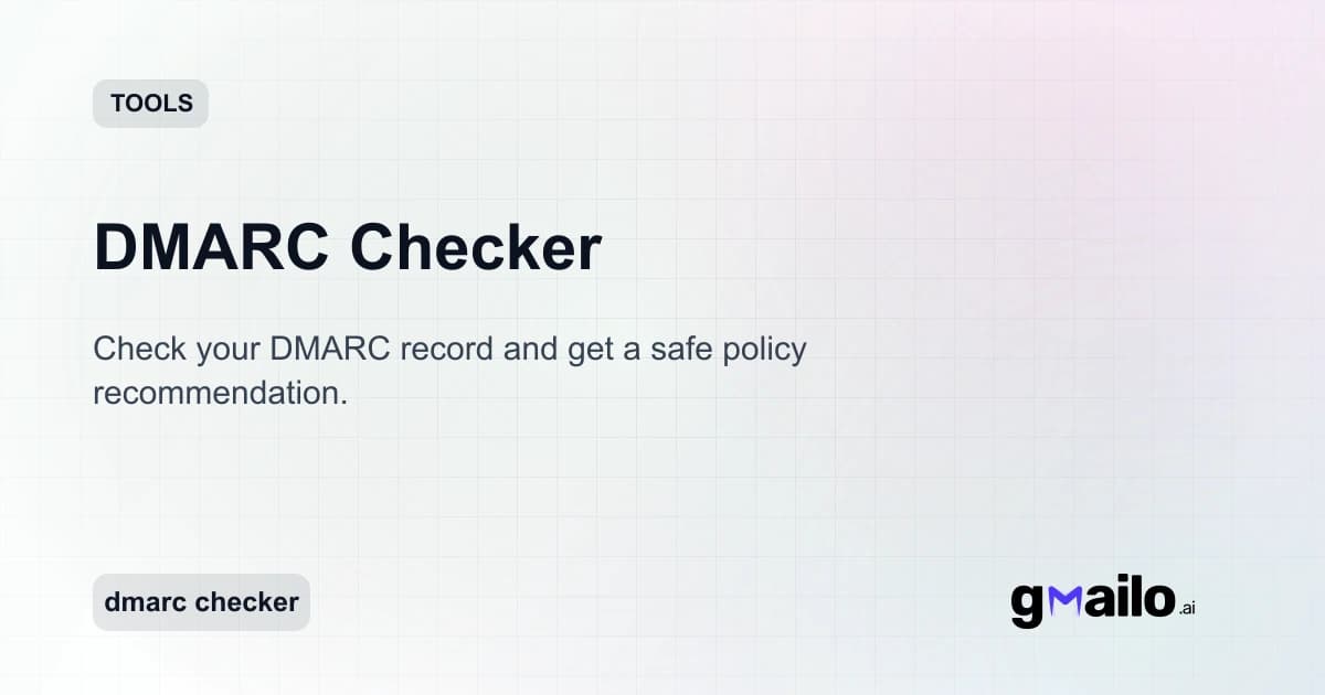 DMARC Checker thumbnail