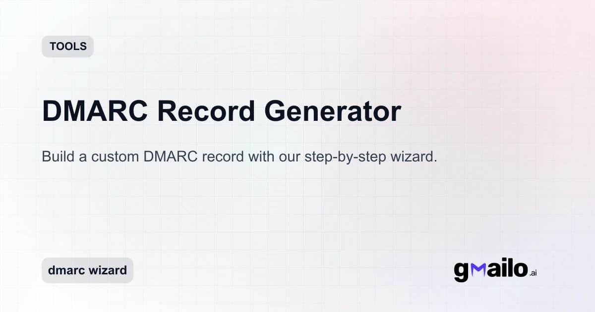 DMARC Record Generator thumbnail