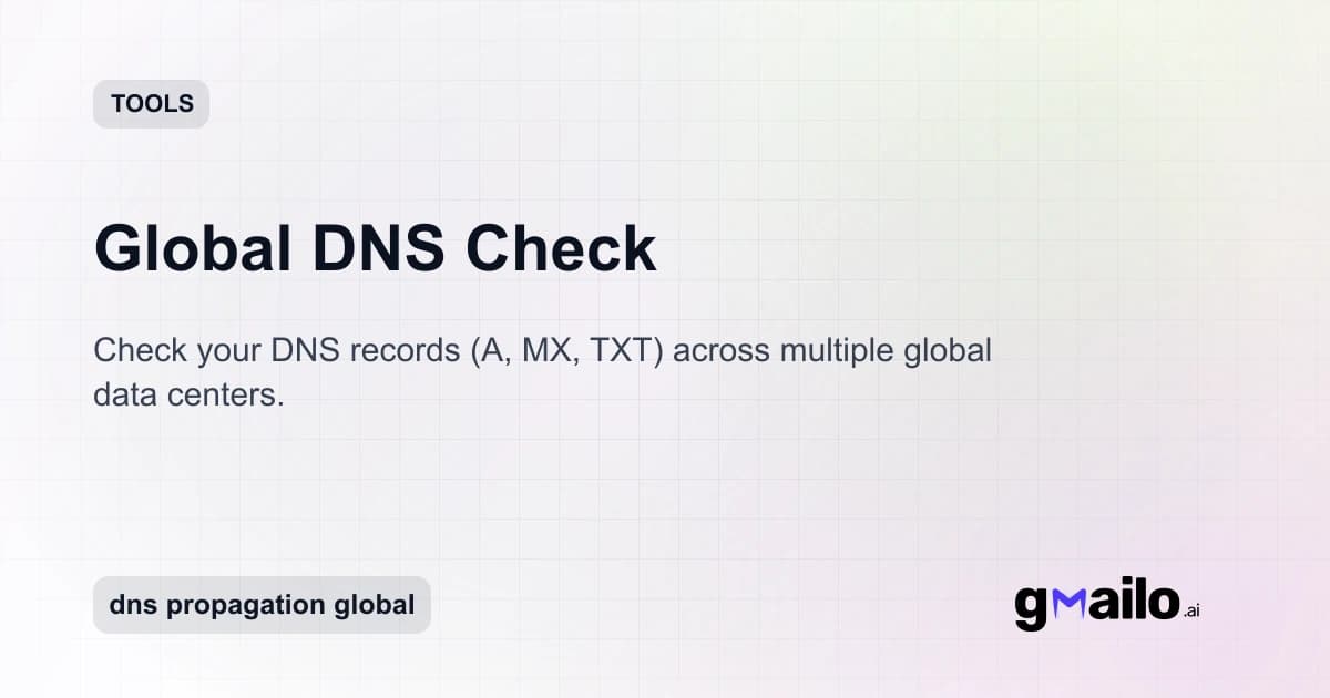 Global DNS Check thumbnail