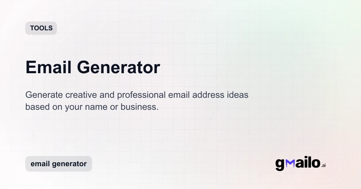 Email Generator thumbnail