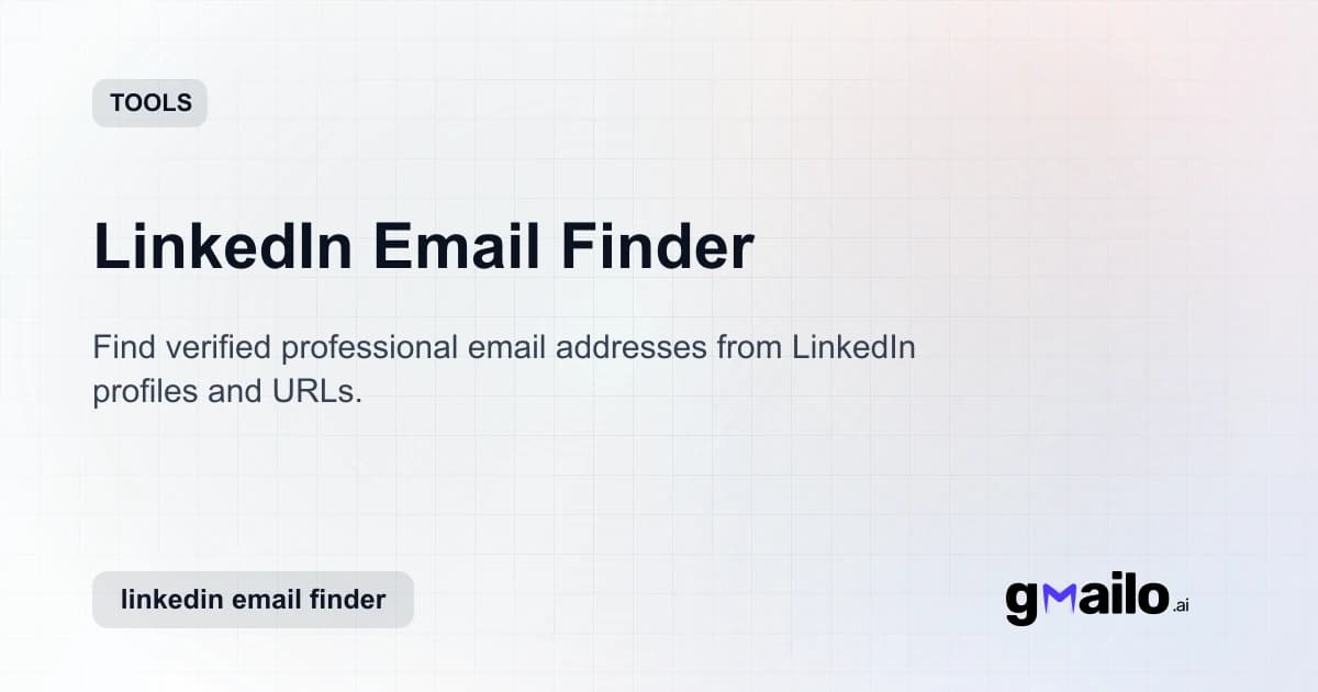 LinkedIn Email Finder thumbnail