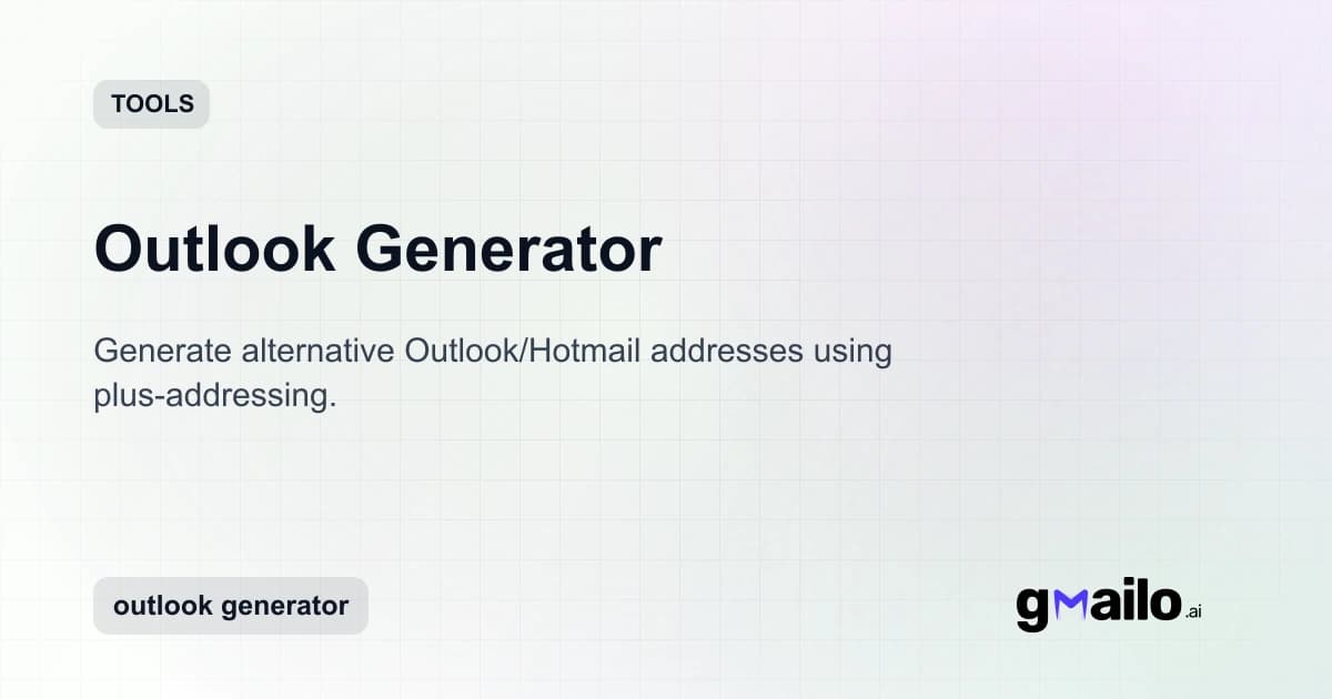 Outlook Generator thumbnail
