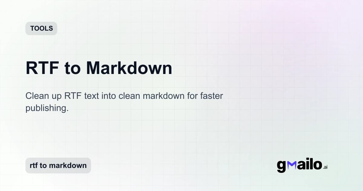 RTF to Markdown thumbnail
