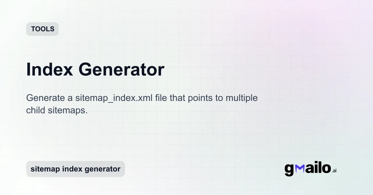 Index Generator thumbnail