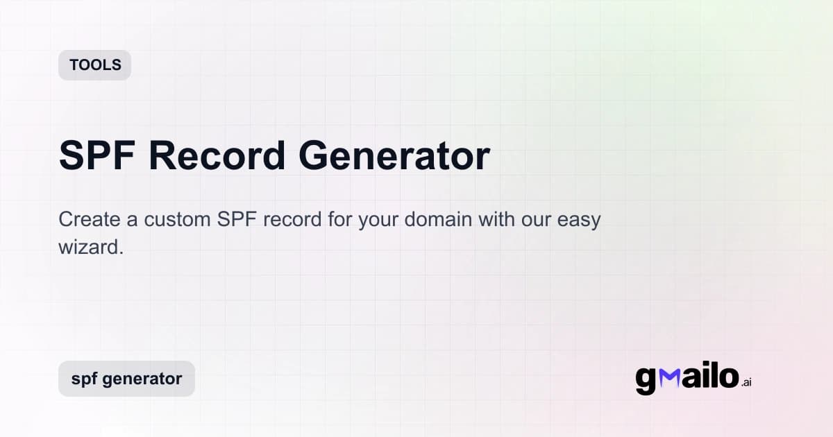 SPF Record Generator thumbnail