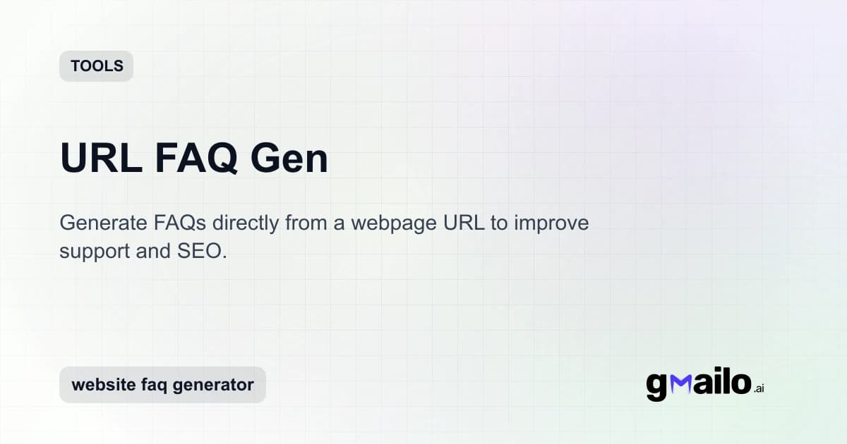 URL FAQ Gen thumbnail